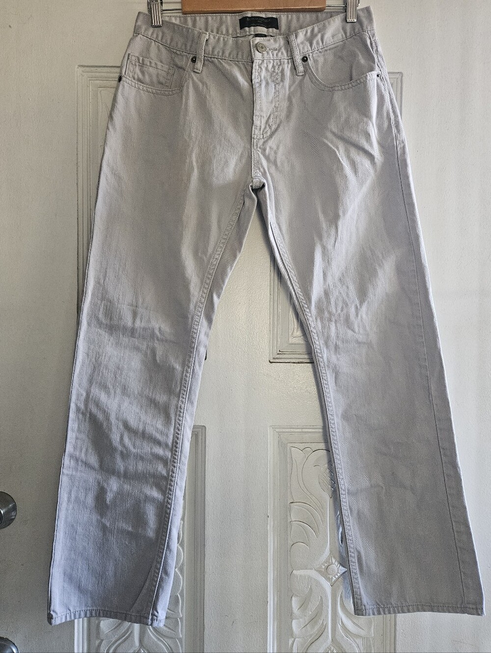 Banana Republic Men's Light Gray Vintage Straight Jeans 30/30